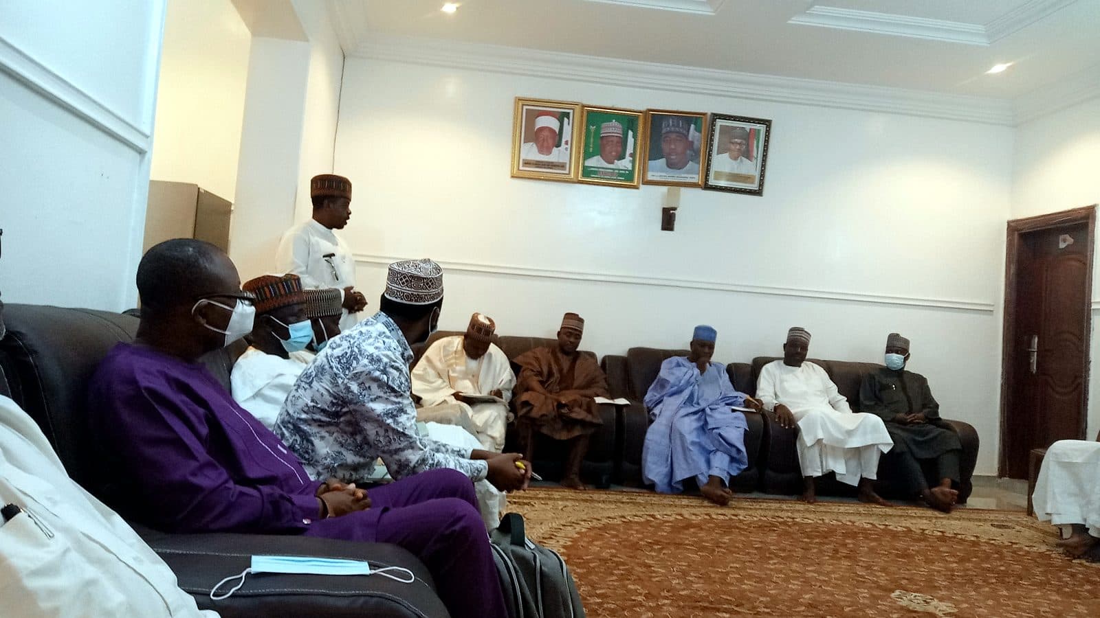 Our team in a stakeholder meeting with state government officials
