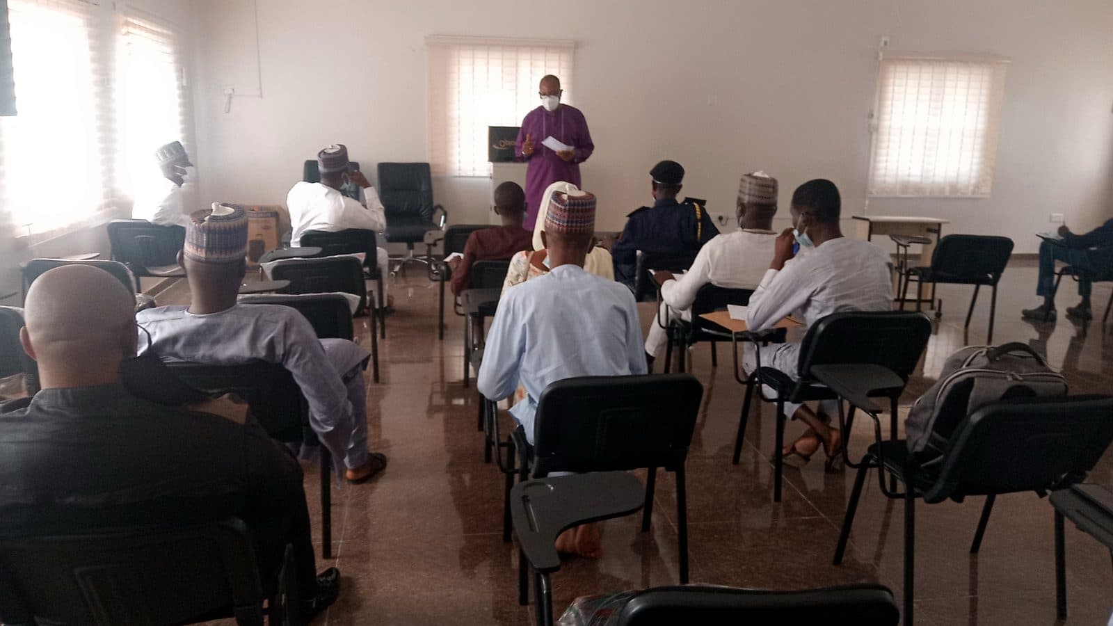 Our field team in an enumerator training session